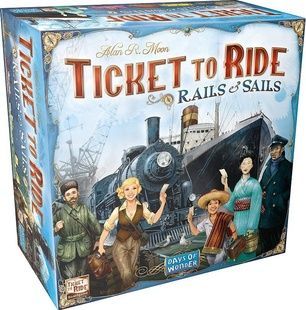 Квиток на потяг - Рейки та вітрила (Ticket to Ride - Rails & Sails) NMG02740 фото