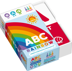 ABC rainbow. Англійська абетка NMG01970 фото